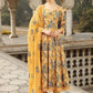 3 Piece Summer Embroidered Lawn - GT-70
