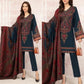 3 Piece Summer Embroidered Lawn - GT-36