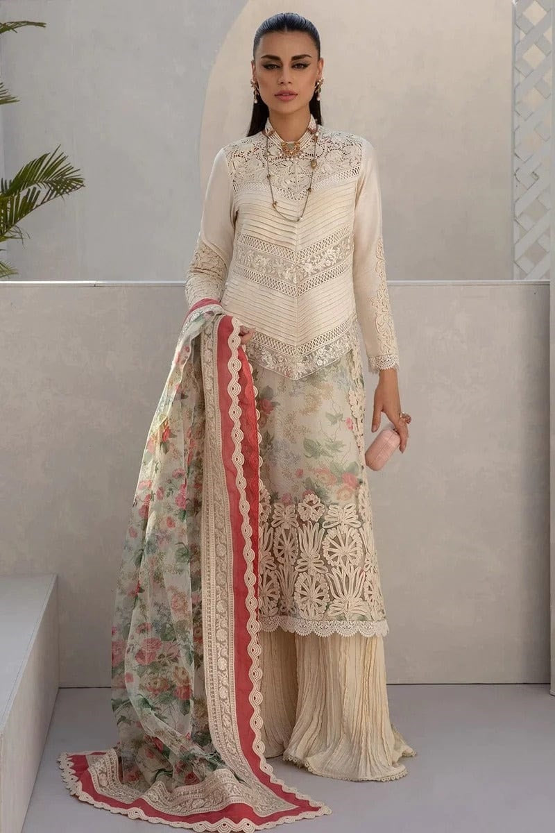 3 Piece Summer Embroidered Lawn - GT-75