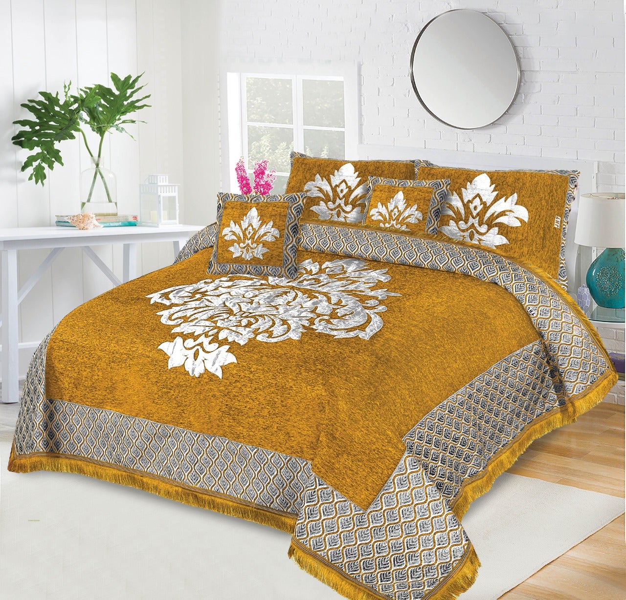 Velvet Jacquard Bedsheet VN-304