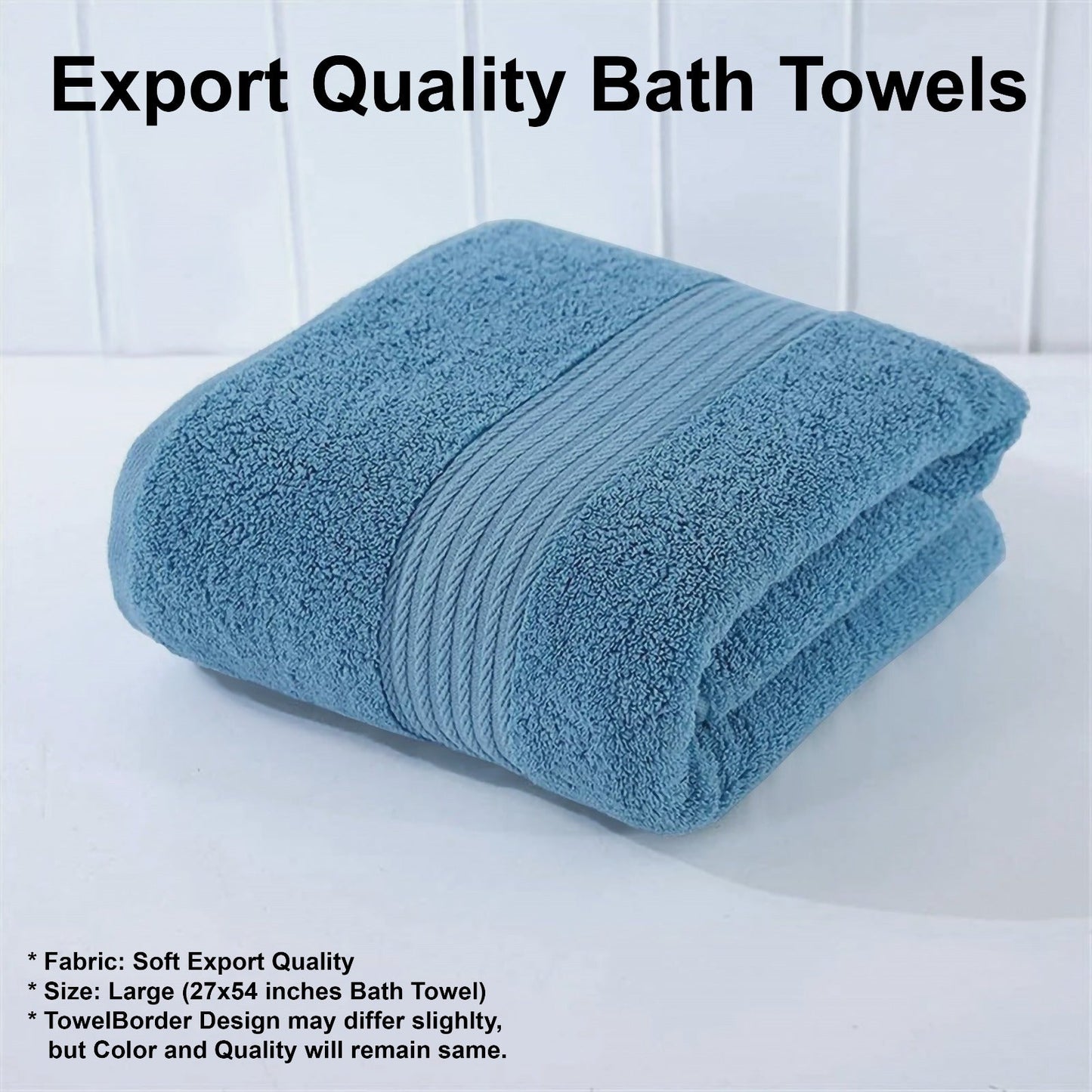 Export Quality Bath Towel - Blue