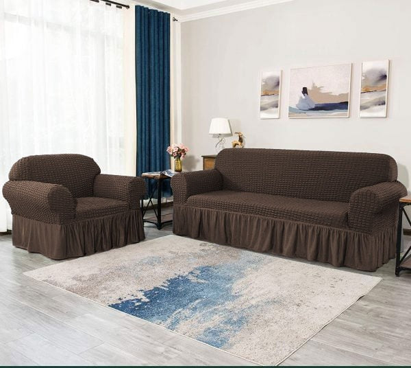 Persian Sofa Cover - Dark Brown