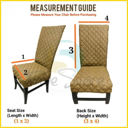 Chair Quilted Cover - Grey 5storepk 