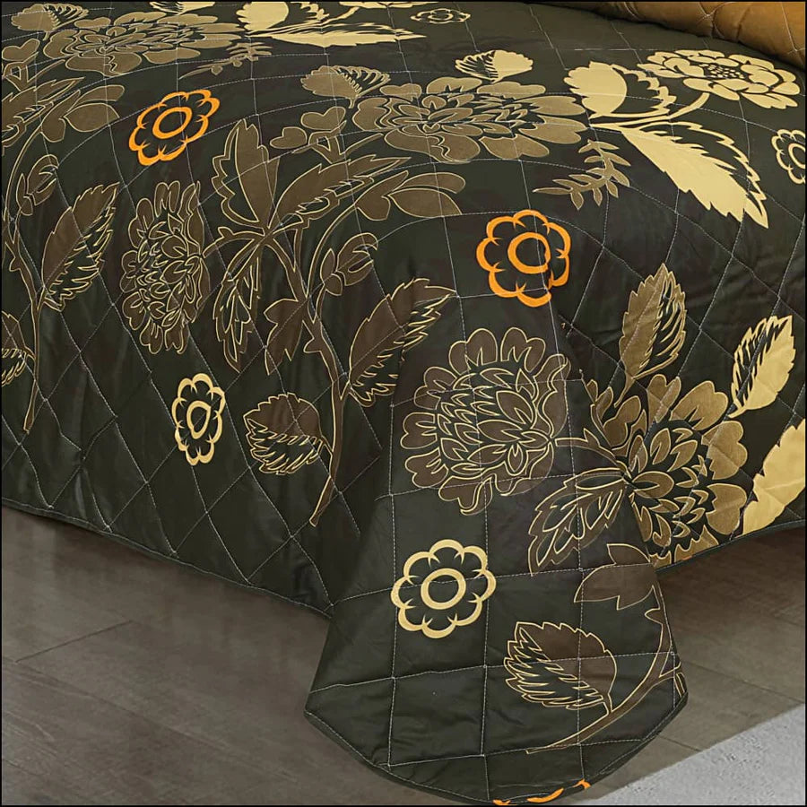 7 Pcs Comforter Set - Essen (DARK)