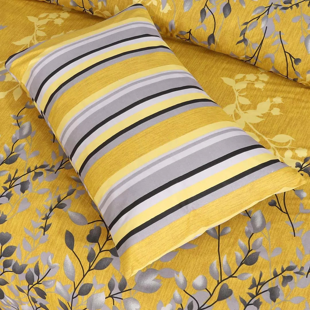 7 Pcs Comforter Set - Yellow Brunch
