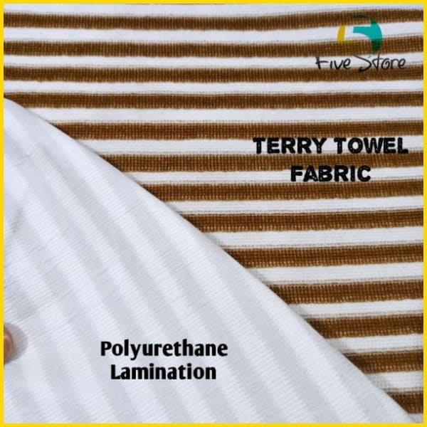 Terry Towel Waterproof Mattress Protector - Elastic Fitting – Brown 5store.pk 