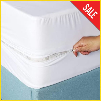 Waterproof Zipper Mattress Cover-Single Size 42x78x12 5storepk 