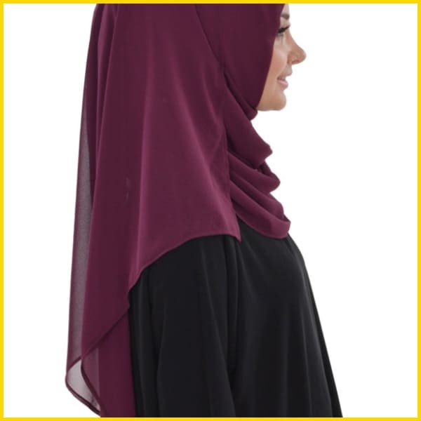 Women's Two Loop Ready To Wear Instant Hijab-Headscarf 5store.pk 