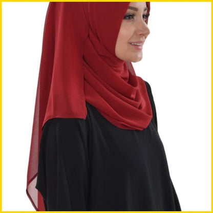 Women's Two Loop Ready To Wear Instant Hijab-Headscarf 5store.pk 