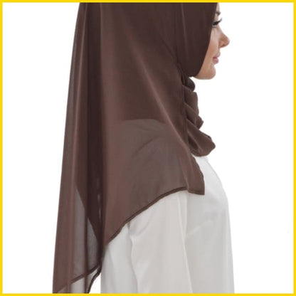 Women's Two Loop Ready To Wear Instant Hijab-Headscarf 5store.pk 