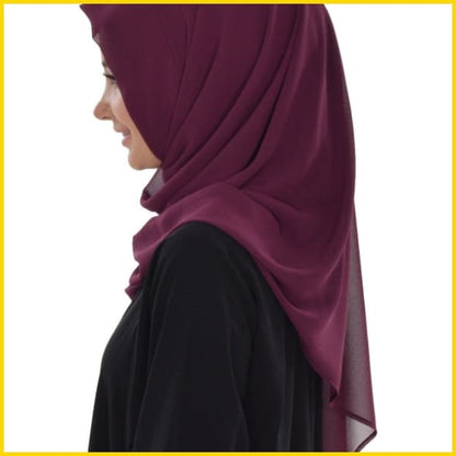 Women's Two Loop Ready To Wear Instant Hijab-Headscarf 5store.pk 